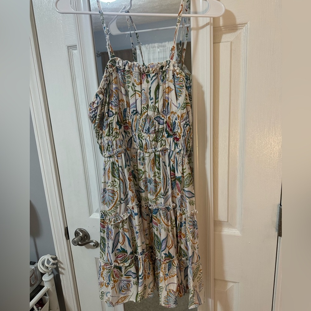 Paisley print dress